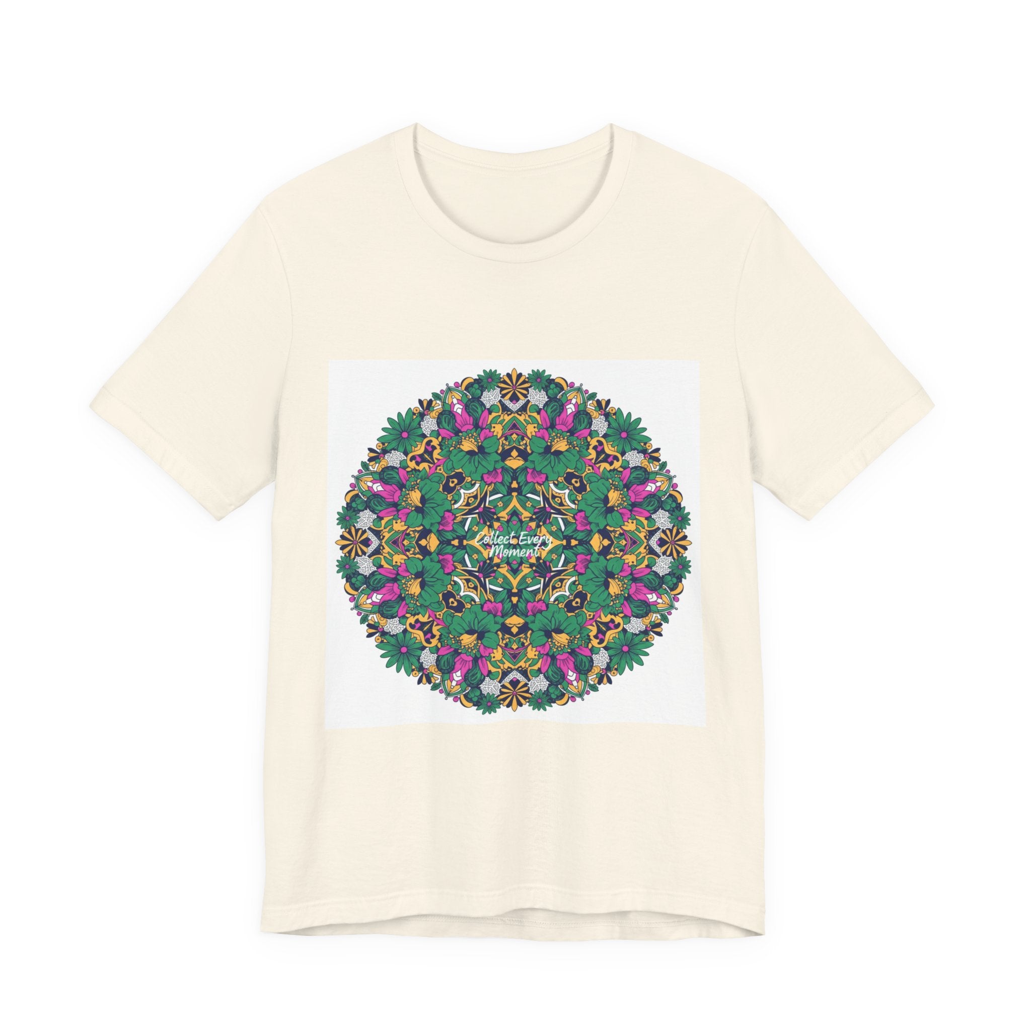 Psychedelic Botanical Mandala Tee | Festival Graphic T-Shirt