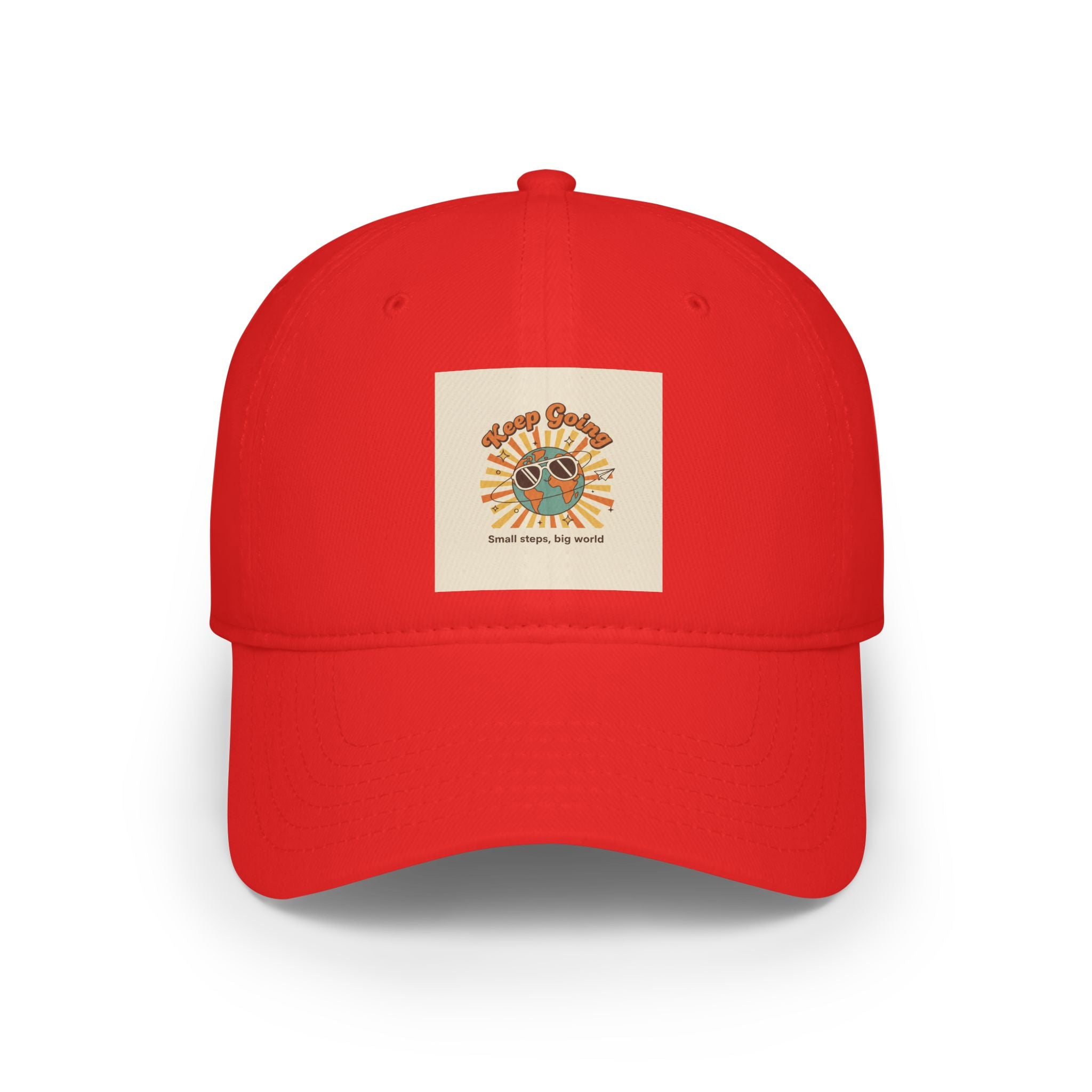 Keep Going: Small Steps, Big World Motivational Cap