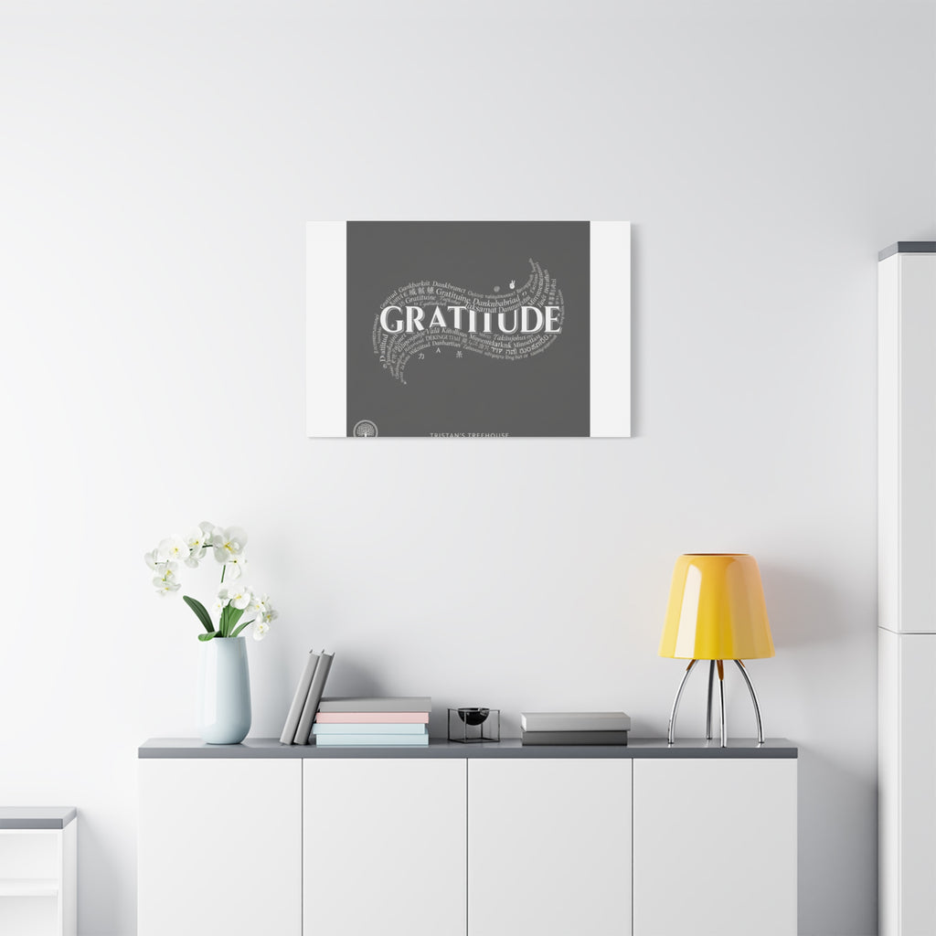 Gratitude Wall Art Matte Canvas | Tiny Treats, sweet uplifting print