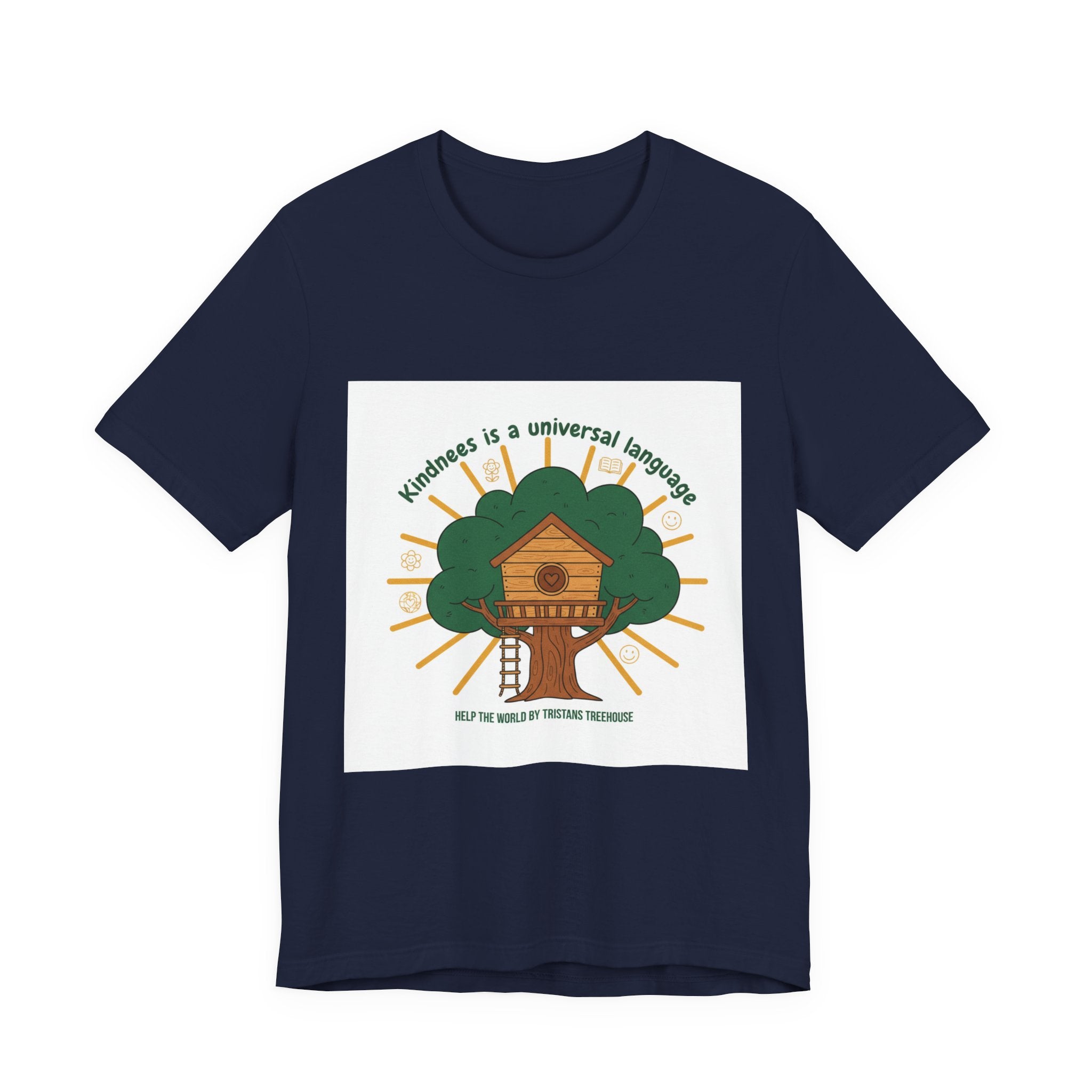 Kindness Is a Universal Language Tee | eco tee, climate humor