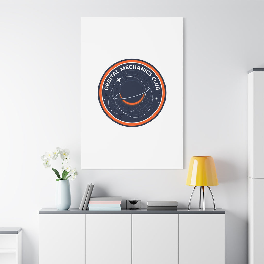 Orbital Mechanics Club Canvas | mission patch, space science