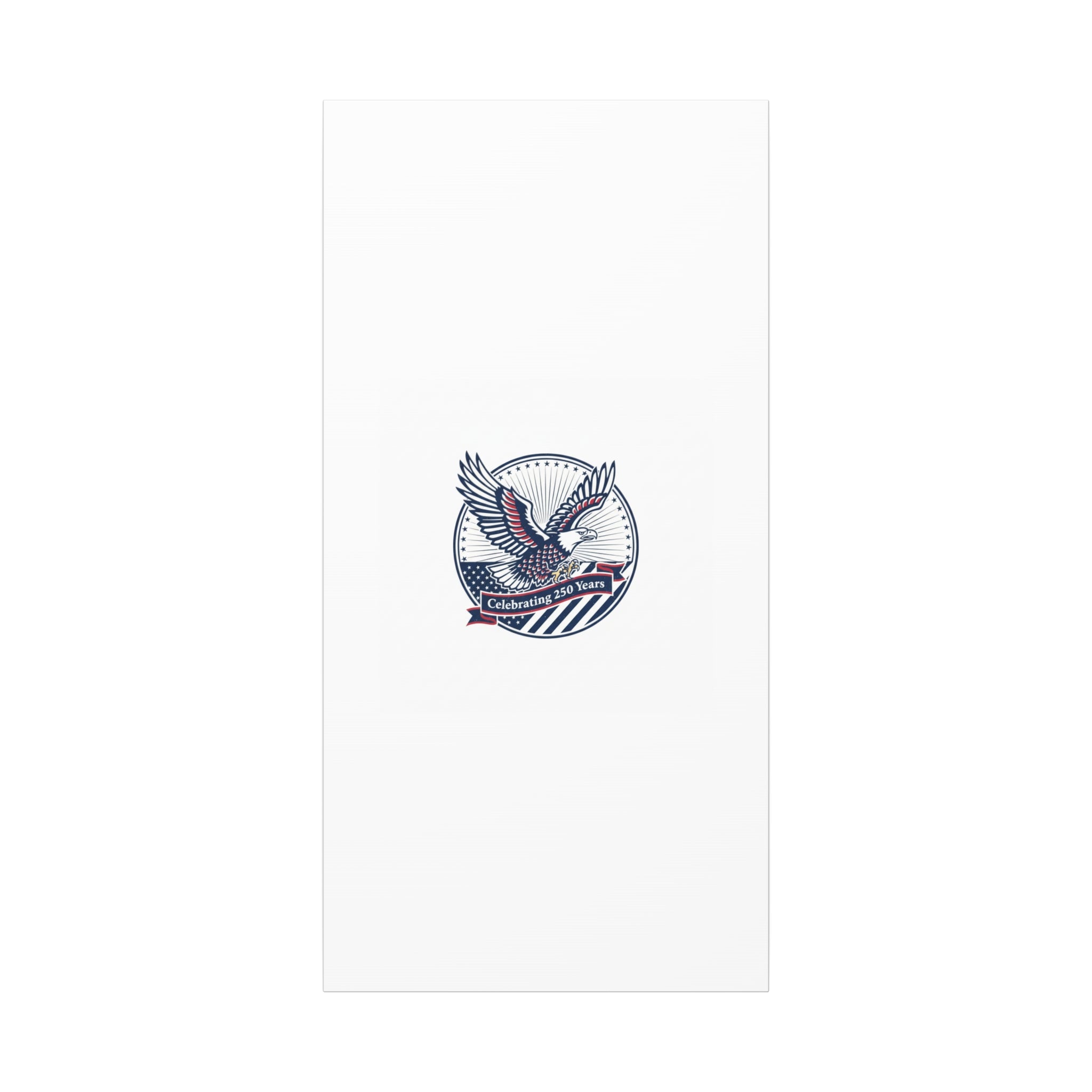 250th Anniversary Eagle Emblem Canvas | Semiquincentennial Americana