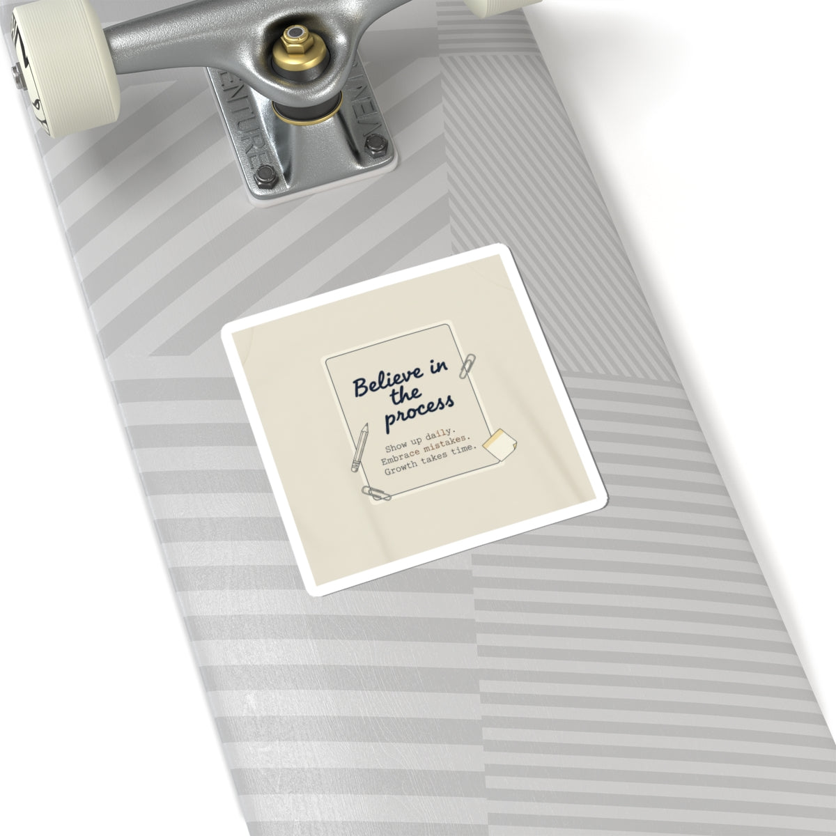 Believe in the Process Kiss-Cut Stickers | Note to Self, Handwritten Reminder