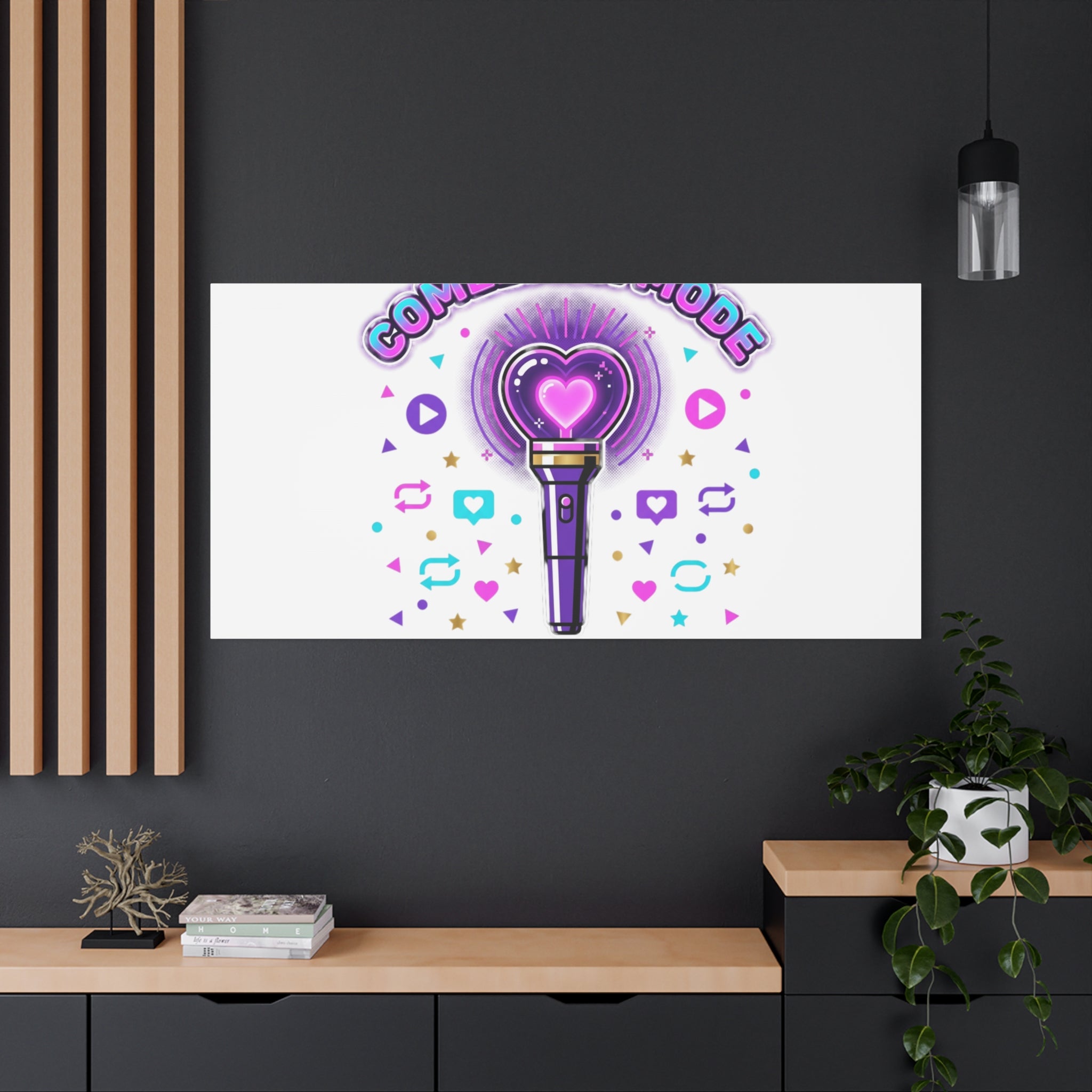 Comeback Mode Lightstick Canvas | K-pop Comeback, Streaming Squad