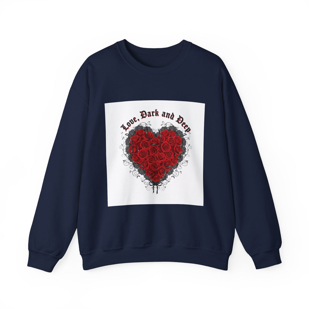 Gothic Rose Heart sweatshirt | New Romantic, 80s nostalgia