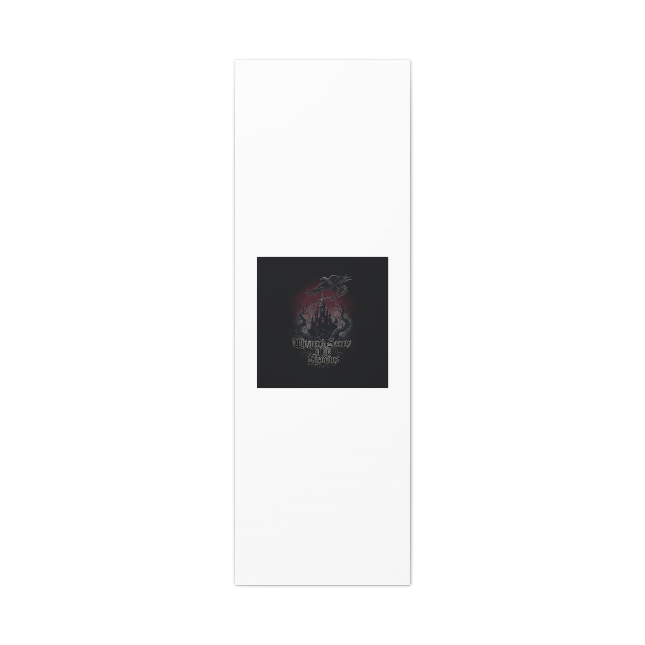 Whispered Secrets of the Shadows Castle Wall Art, Matte Canvas | Gothic Medieval Decor