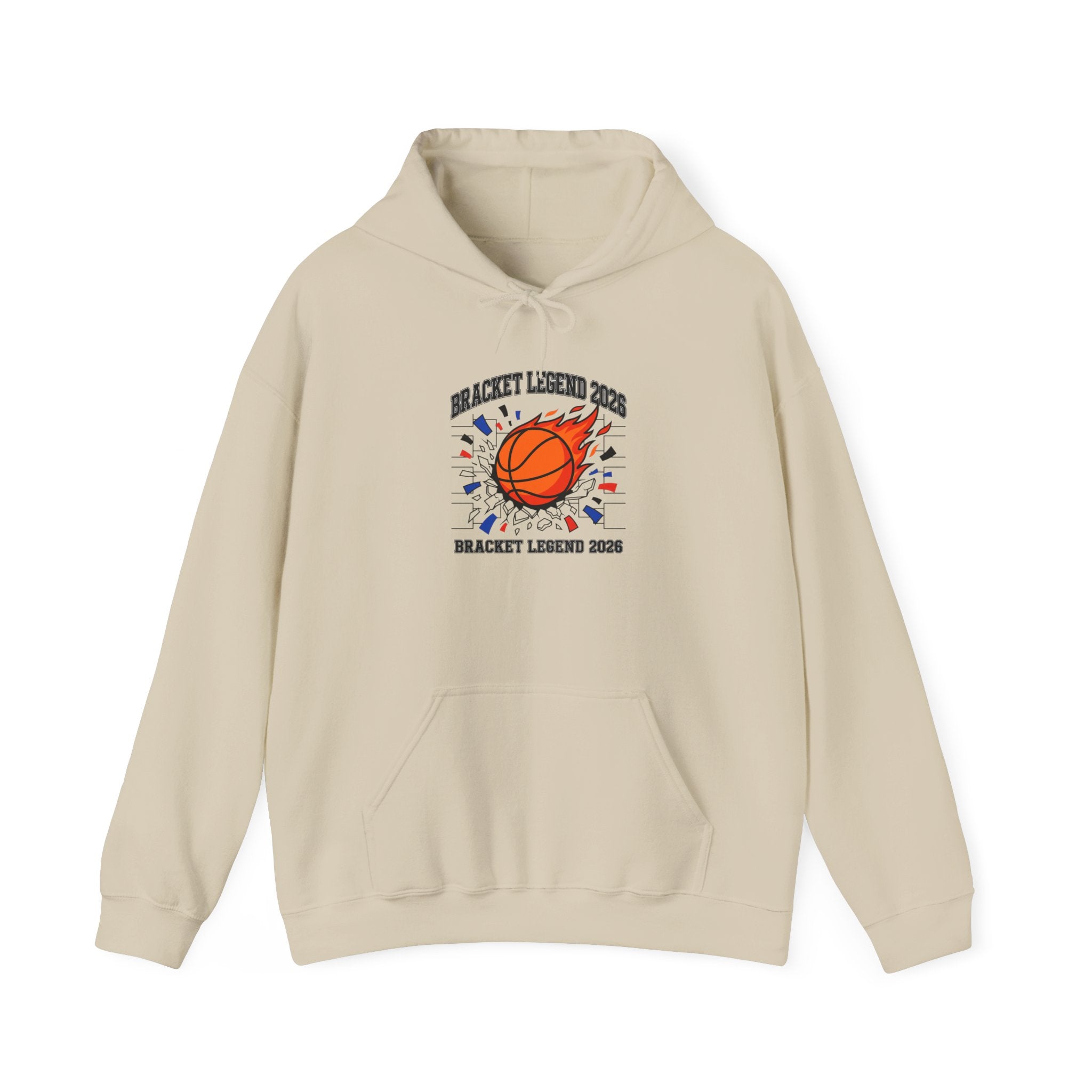 Bracket Legend Basketball Hoodie | college tournament, buzzer beater