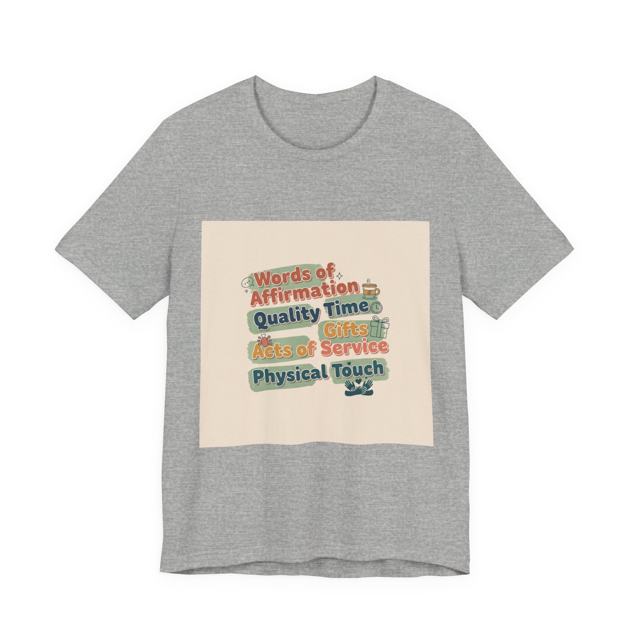 Love Languages Meme T-Shirt | acts of snacks, quiet love, relationship humor