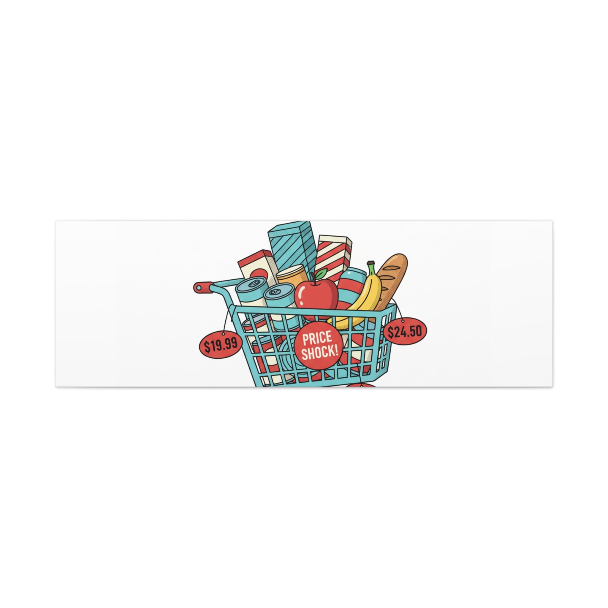 What Happened to the Dollar Menu? Canvas | Grocery Prices Meme, Price Shock Wall Art