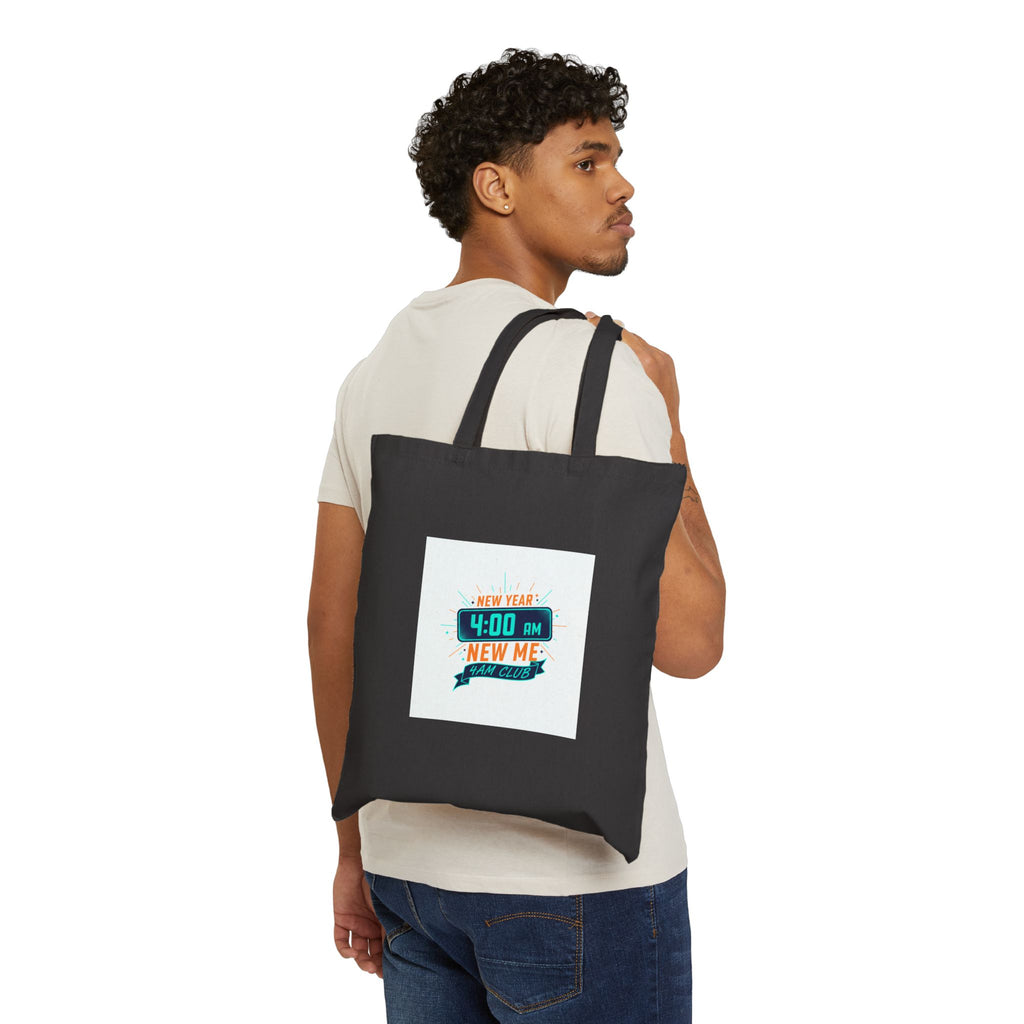 New Year 4:00 AM New Me Tote | Holiday Ugly Sweater Knit-Style