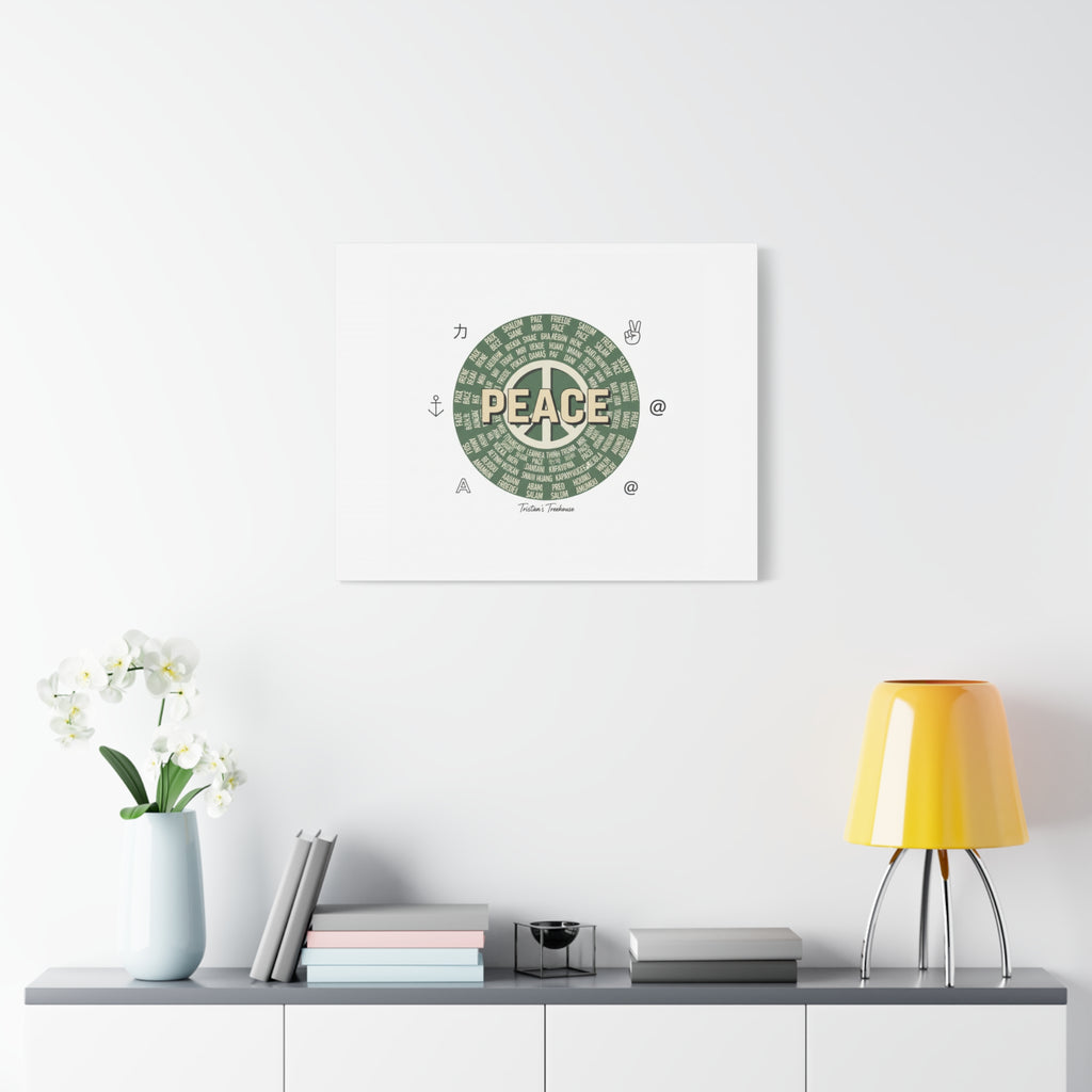 Peace doodle canvas | hand drawn sketch aesthetic, handwritten message