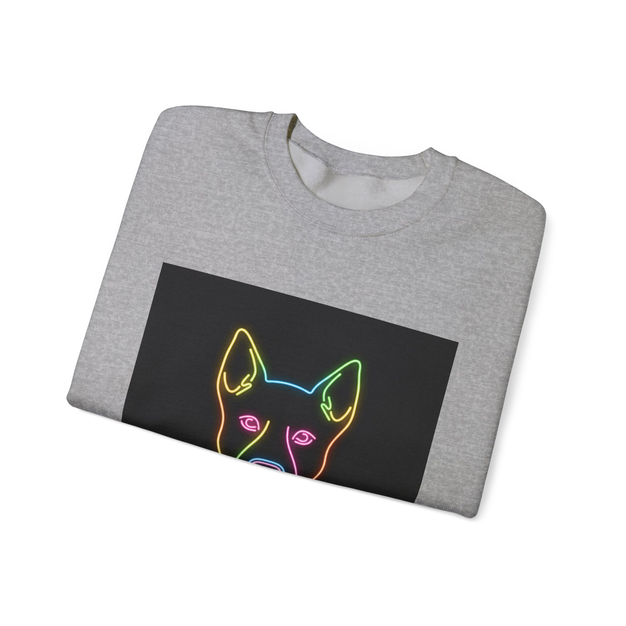 Funny Dog Meme Sweatshirt | Neon Doggo Graphic, Dog Mom Gift, Internet Dog Humor