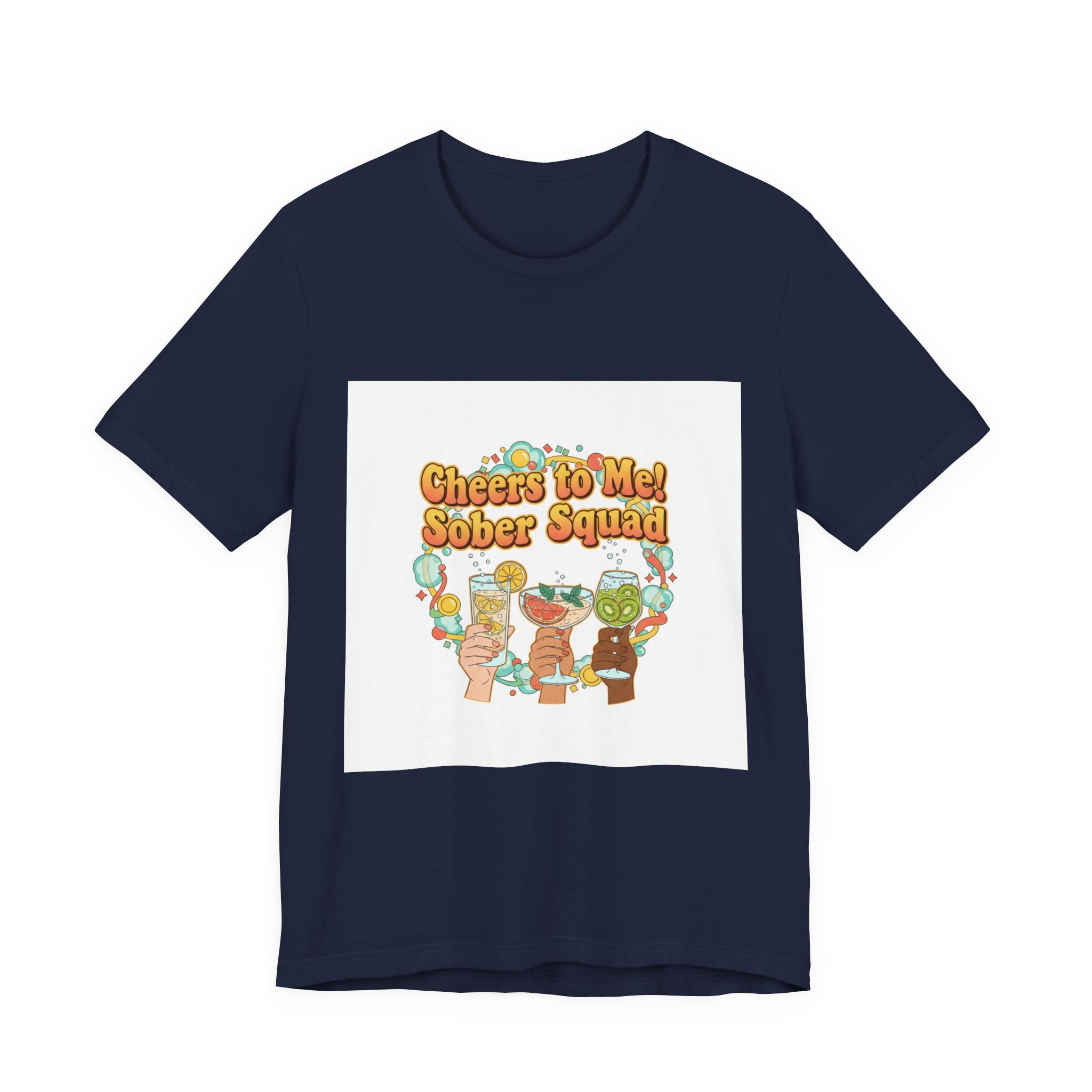 Cheers to Me Sober Squad Tee | Dry January Shirt, Sober Curious Mocktail