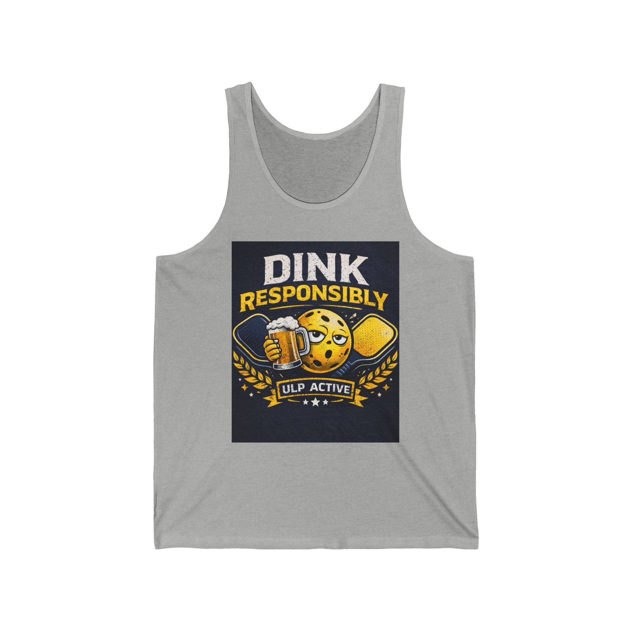 ULP Active “Dink Responsibly” Pickleball Tank Top – Funny Pickleball Shirt