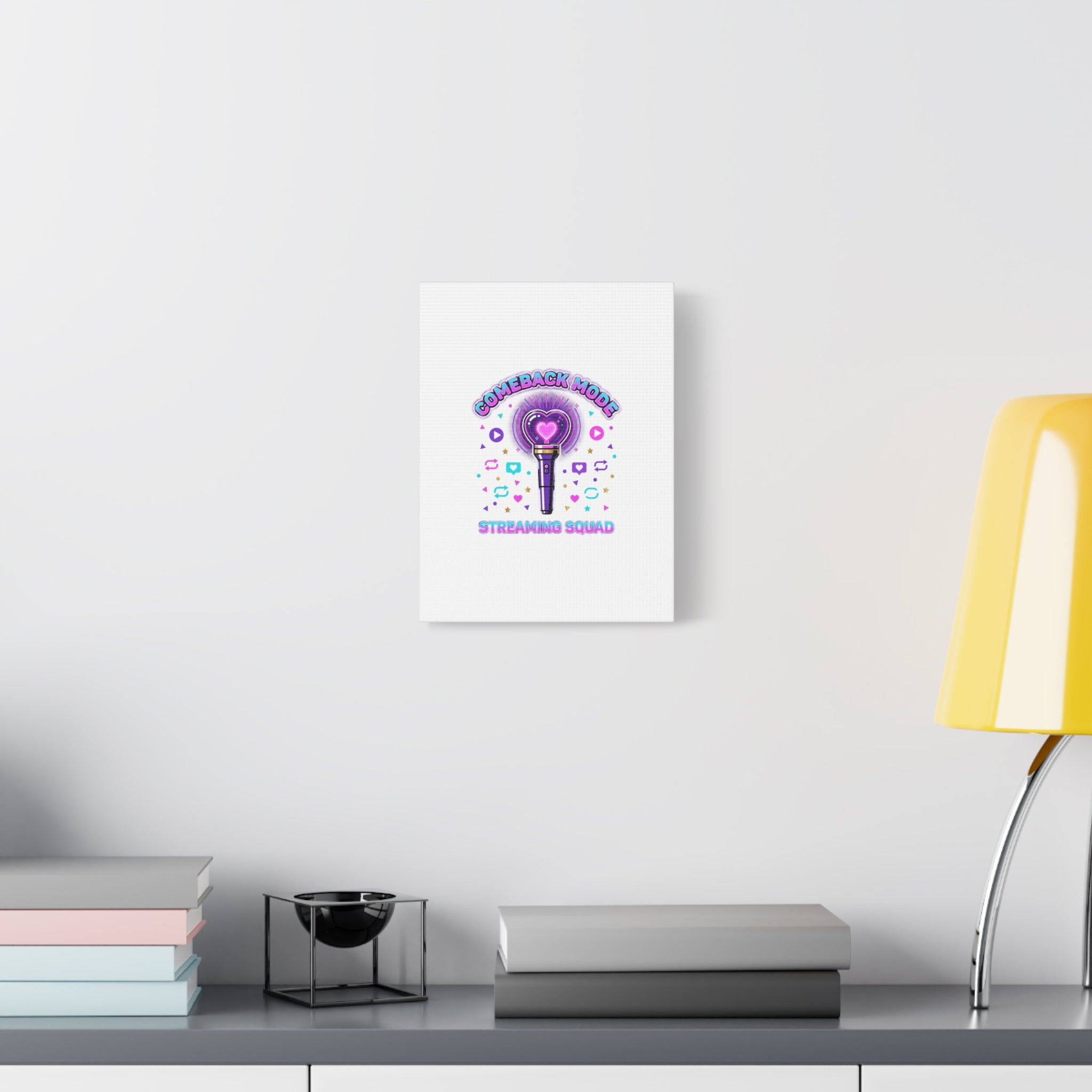 Comeback Mode Lightstick Canvas | K-pop Comeback, Streaming Squad