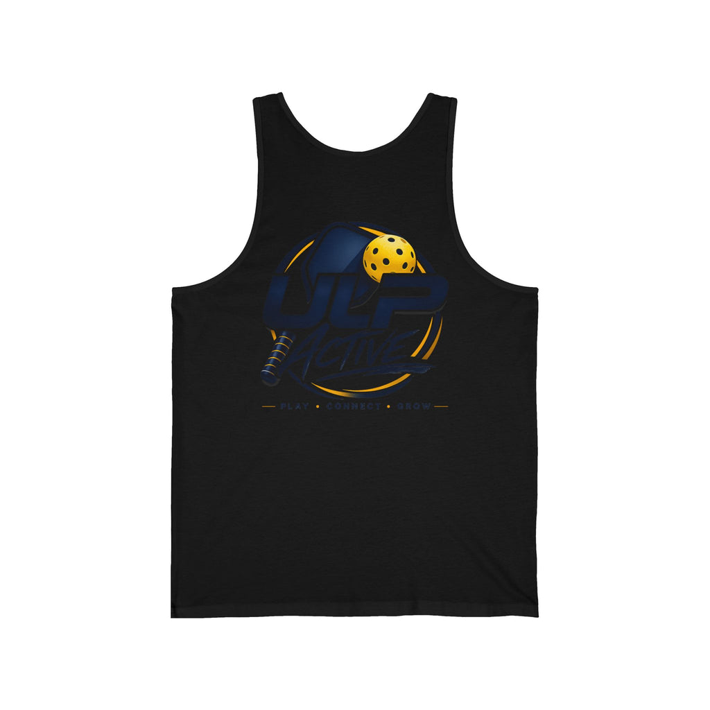 ULP Active Pickleball Tank Top Just One More Game— Play • Connect • Grow Athletic Jersey