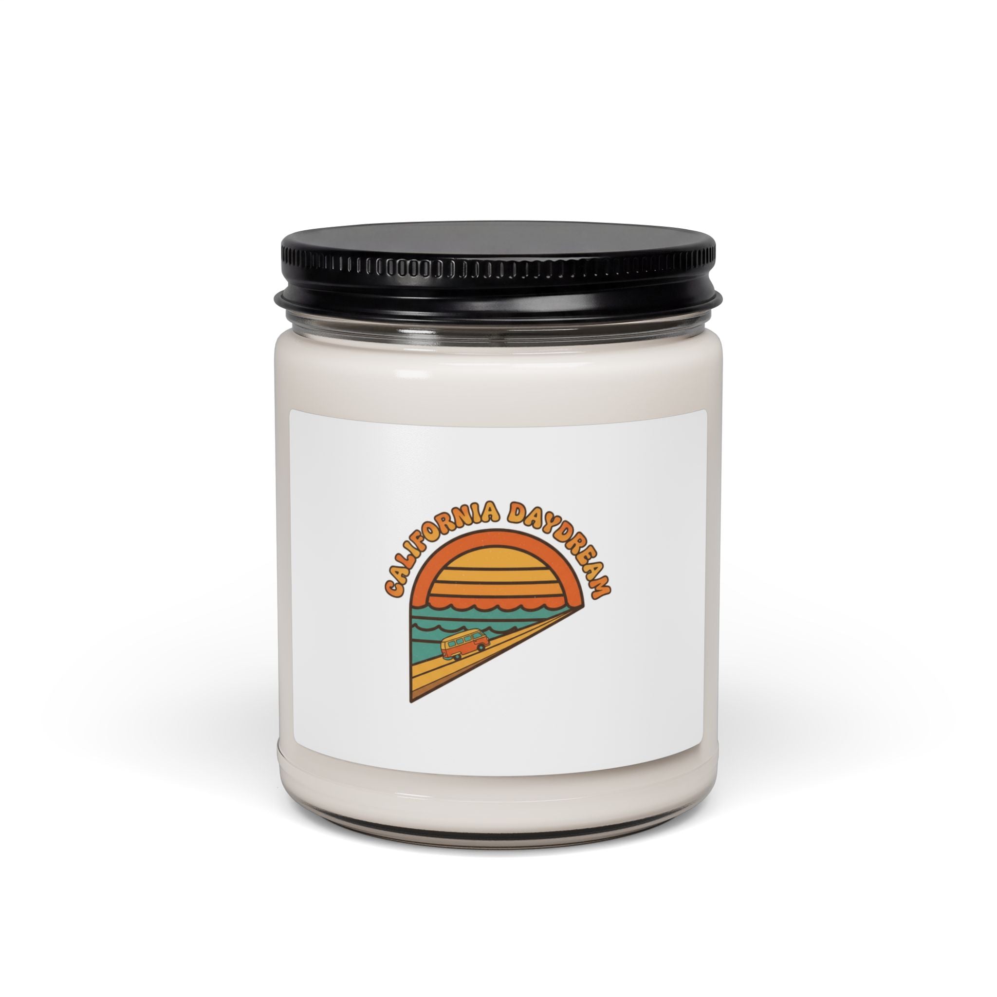 California Daydream Candle | 70s Sunset Retro Palm, Analog Sunshine Soy Candle