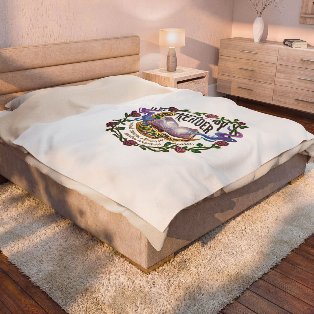 Romantasy Reader Blanket | romantasy, book lover, enchanted