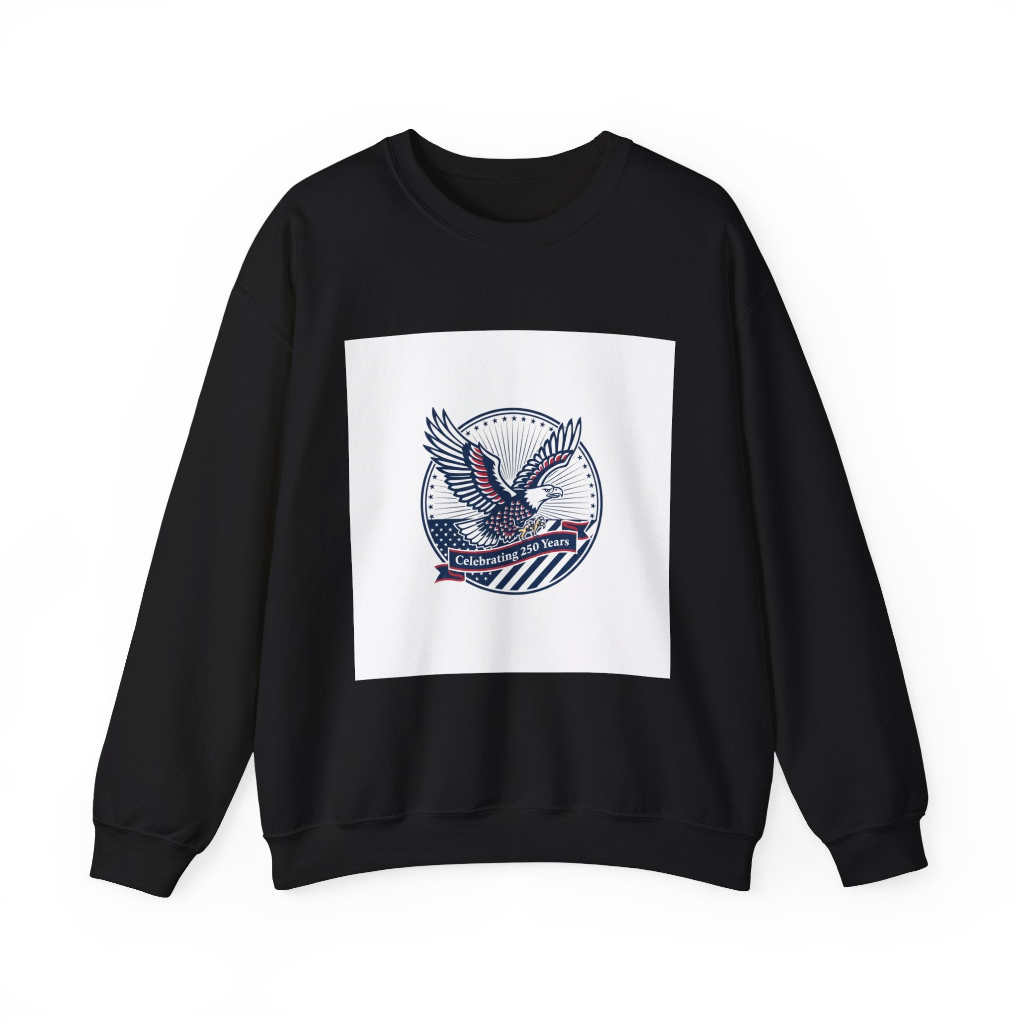 Semiquincentennial Eagle Emblem Crewneck Sweatshirt | 250th Anniversary USA 1776‑2026