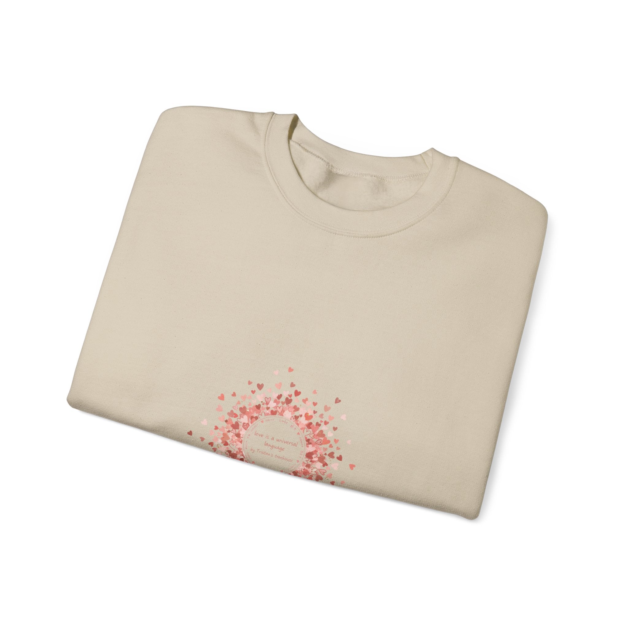 Tiny Heart Confetti Crewneck Sweatshirt | tiny heart design, valentine doodle