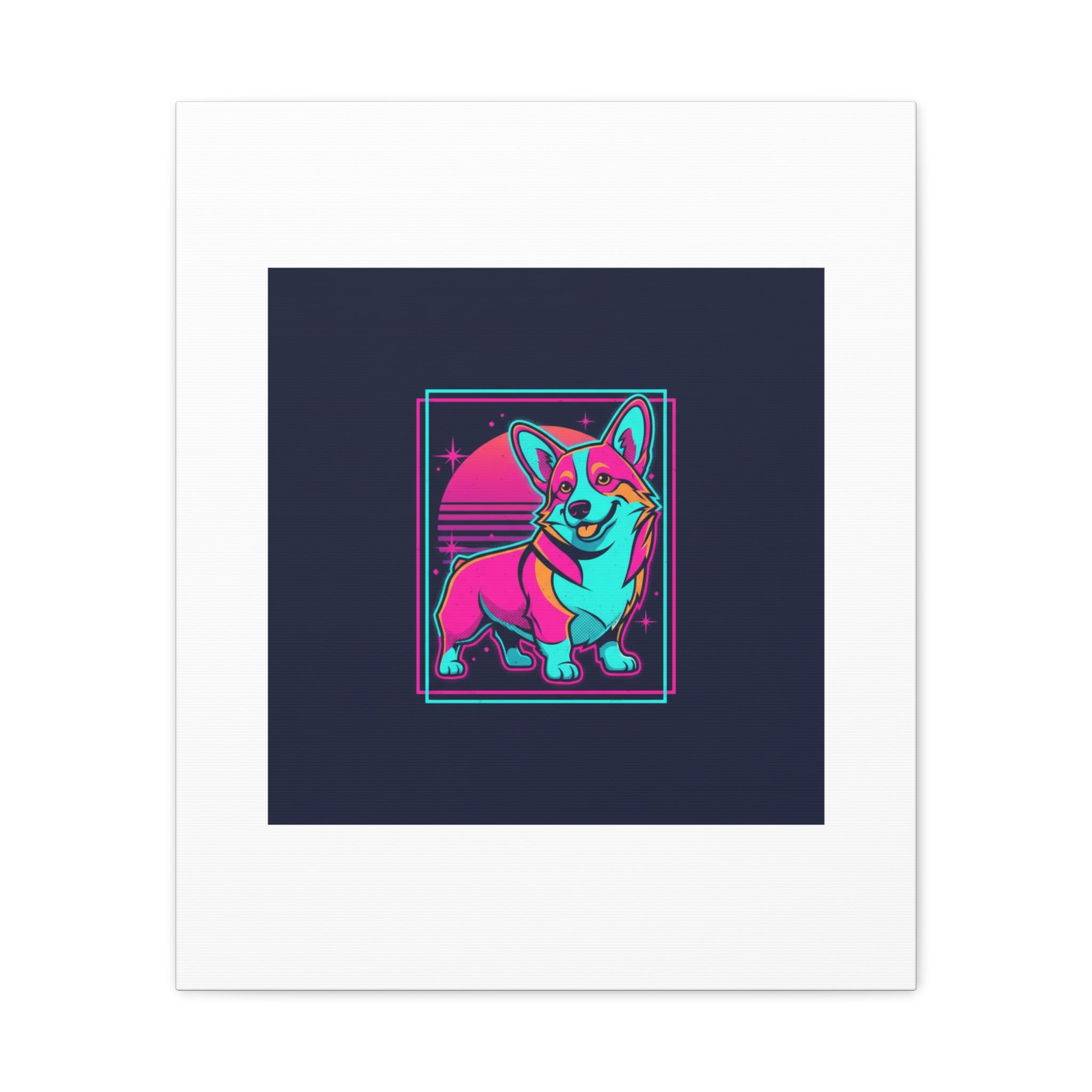Platonic Love Corgi Canvas | Friendship Valentine, Galentine’s Wall Art