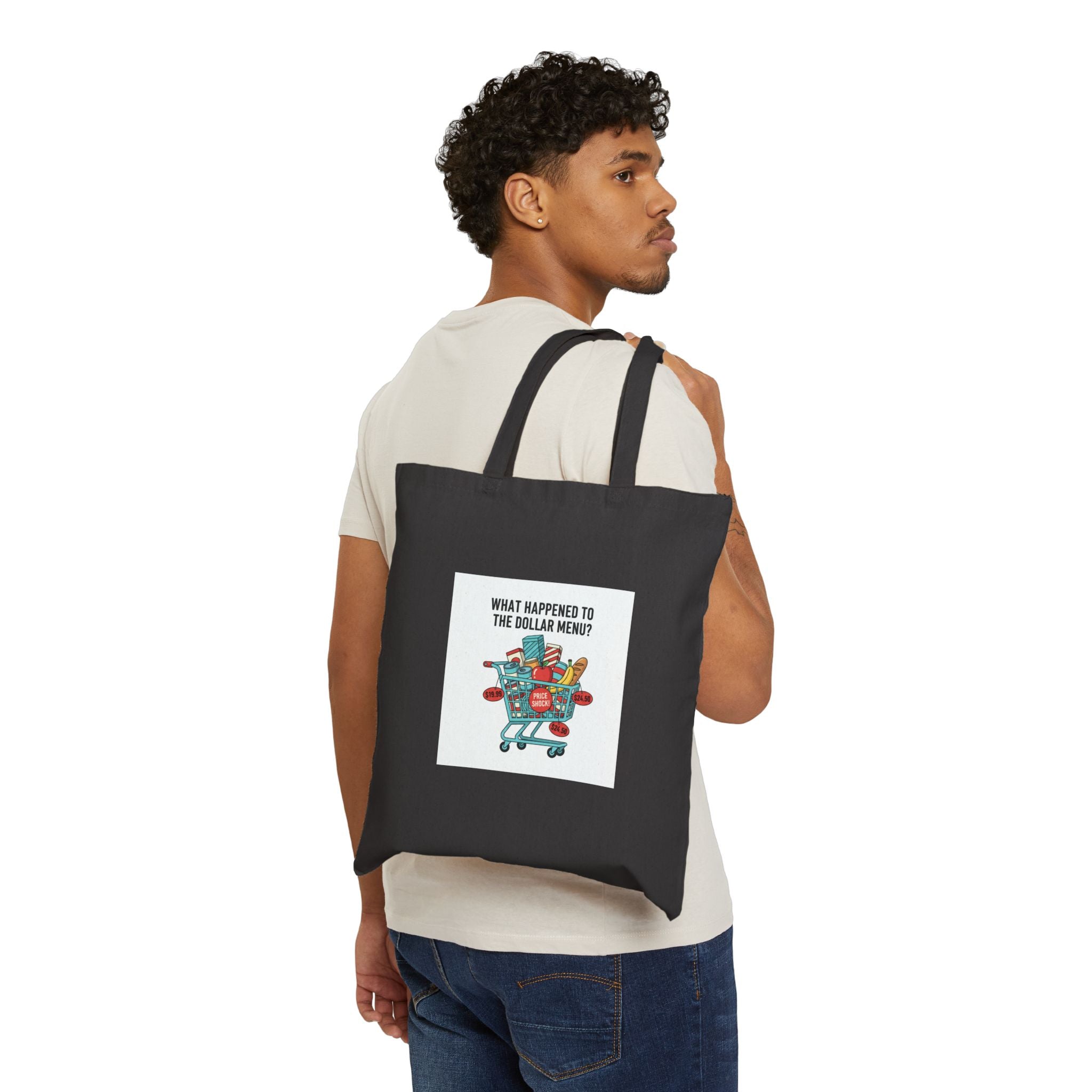 What Happened to the Dollar Menu Tote | grocery prices meme, budget humor