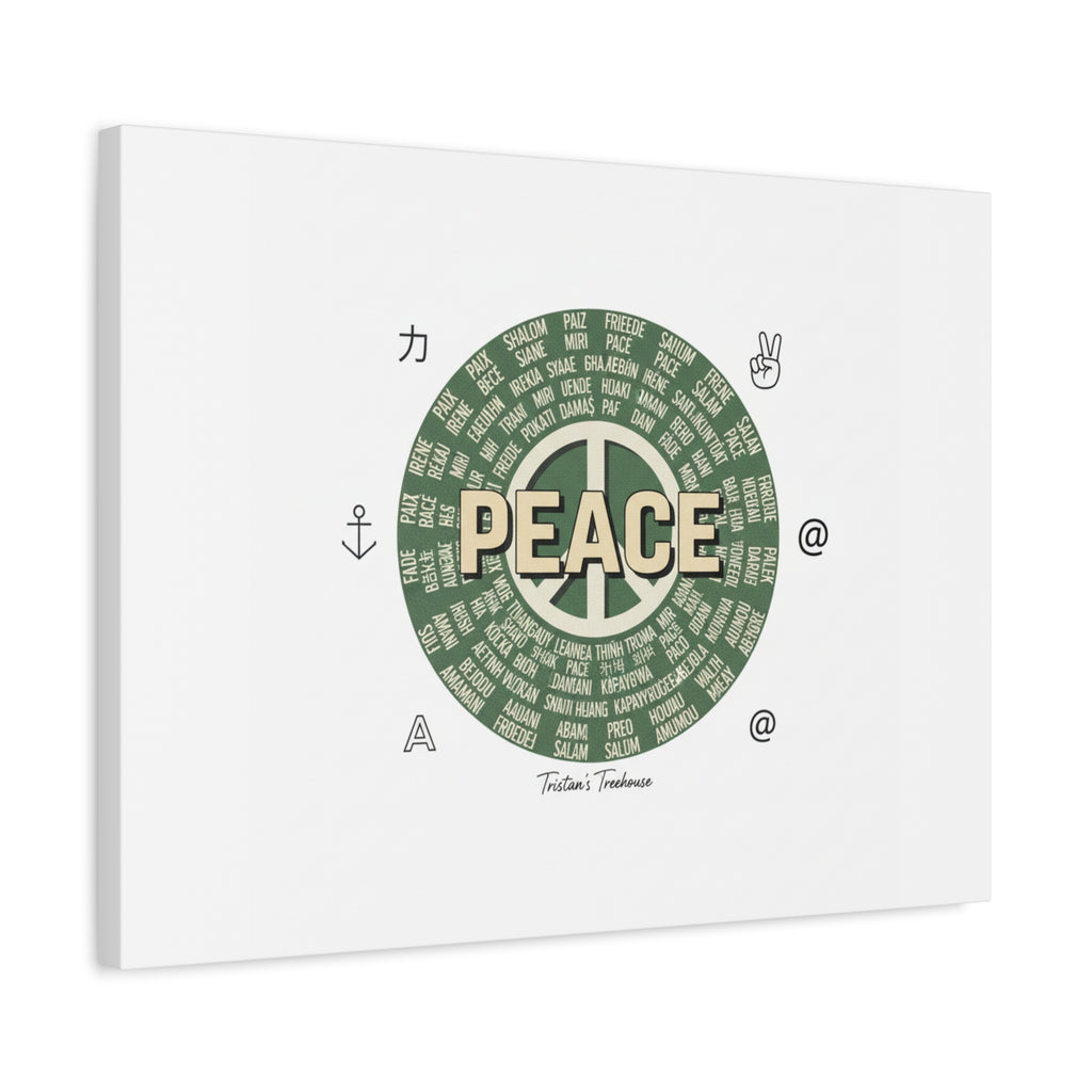 Peace doodle canvas | hand drawn sketch aesthetic, handwritten message