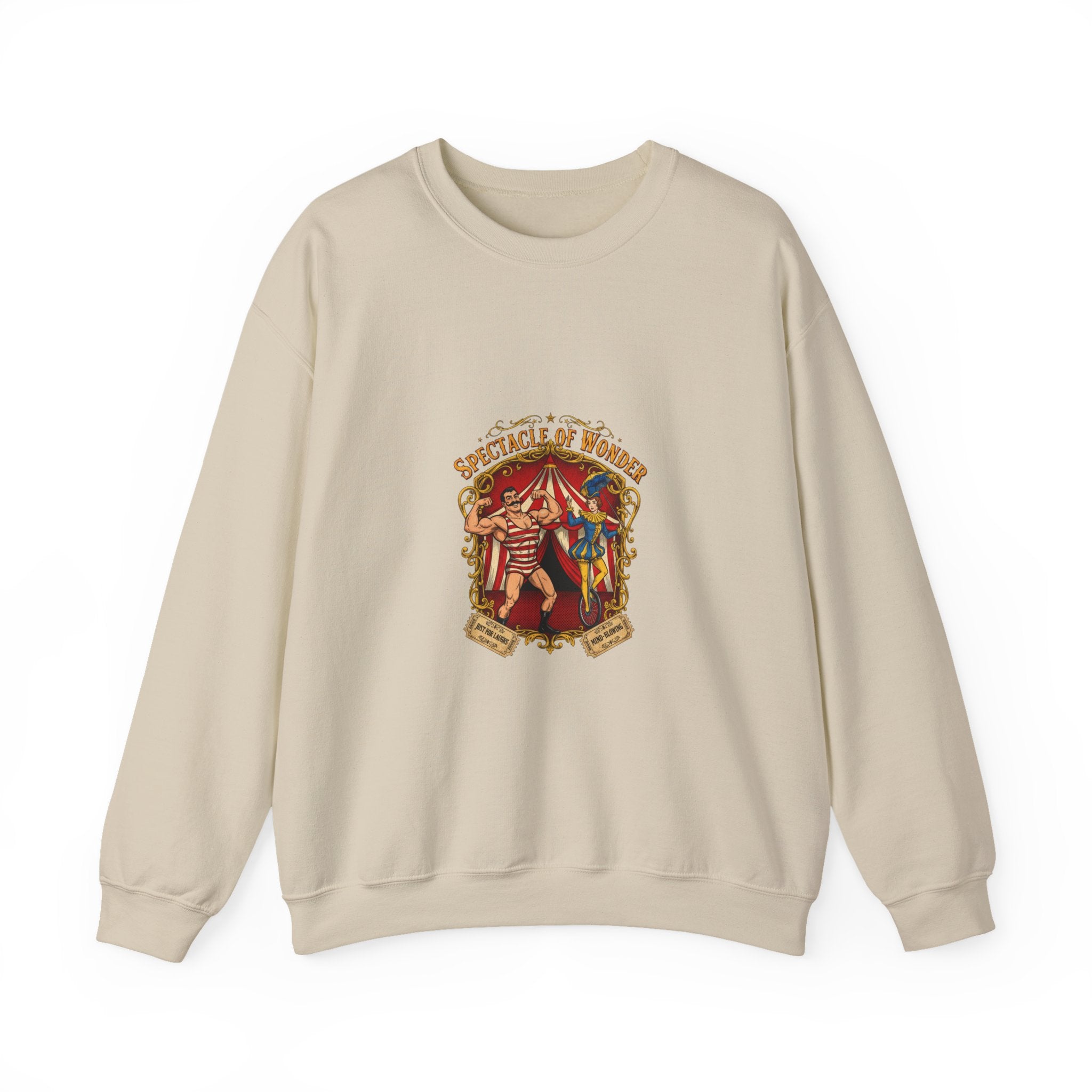 Vintage Circus Spectacle sweatshirt | camp circus aesthetic, carnival art print