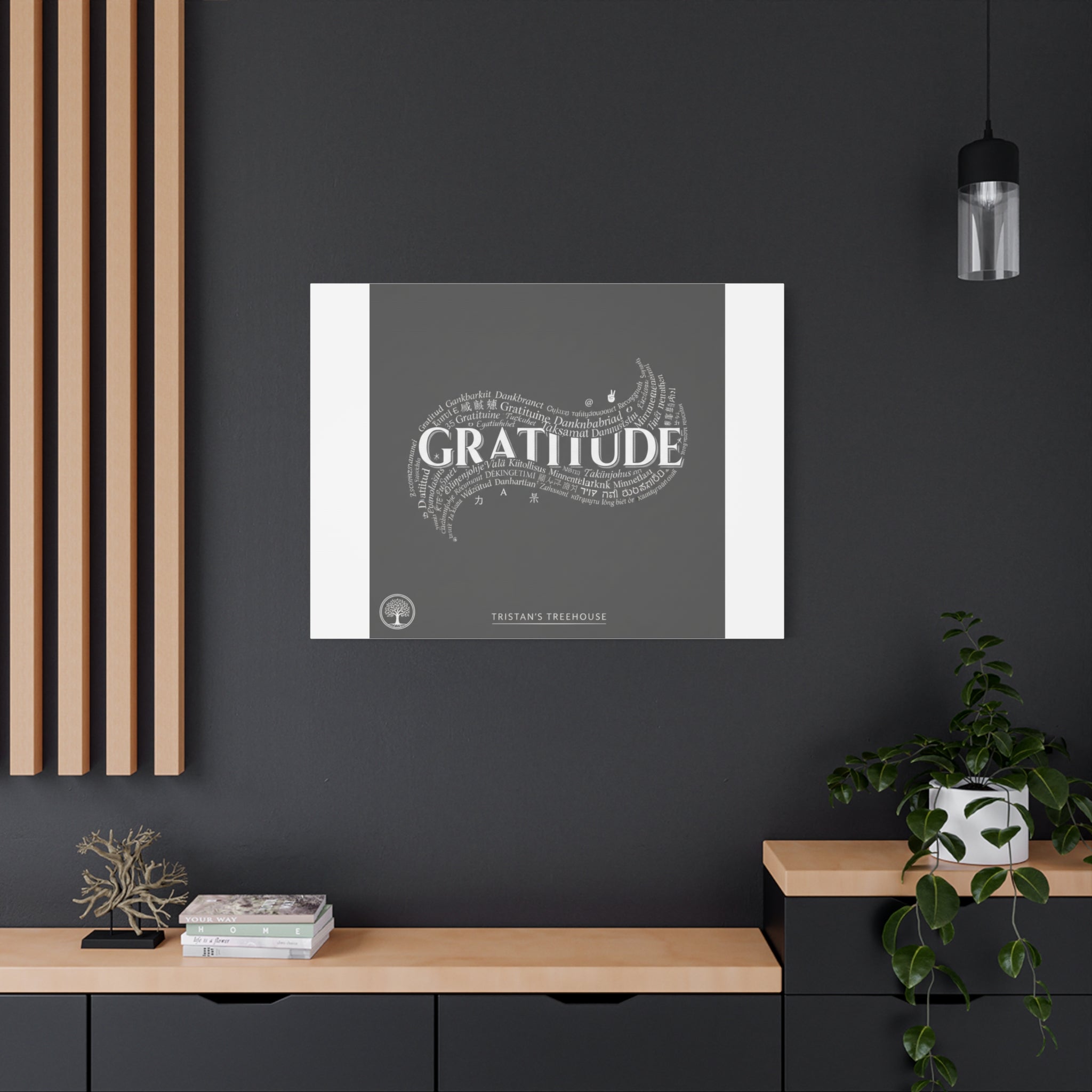 Gratitude Wall Art Matte Canvas | Tiny Treats, sweet uplifting print