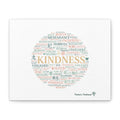 Kindness Word Cloud Canvas | Fresh Start Minimalist Wall Art