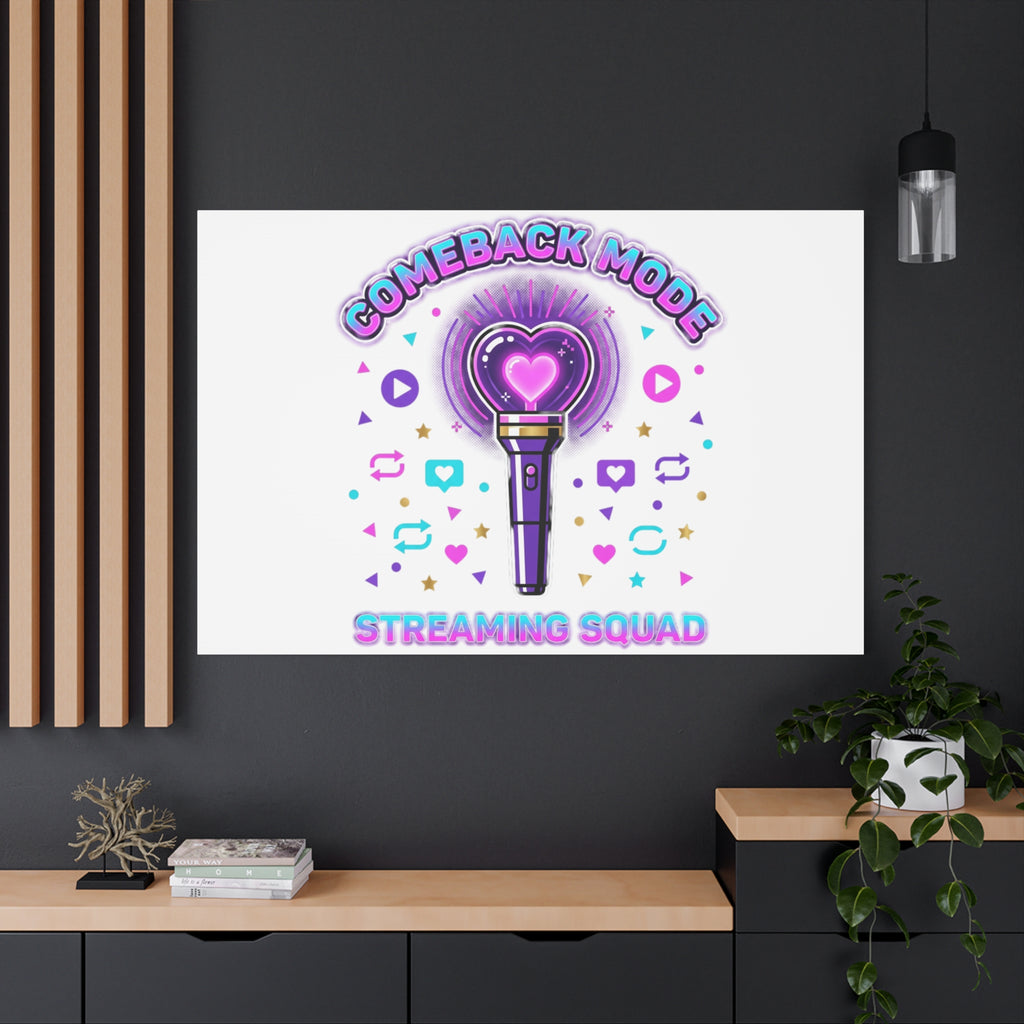 Comeback Mode Lightstick Canvas | K-pop Comeback, Streaming Squad
