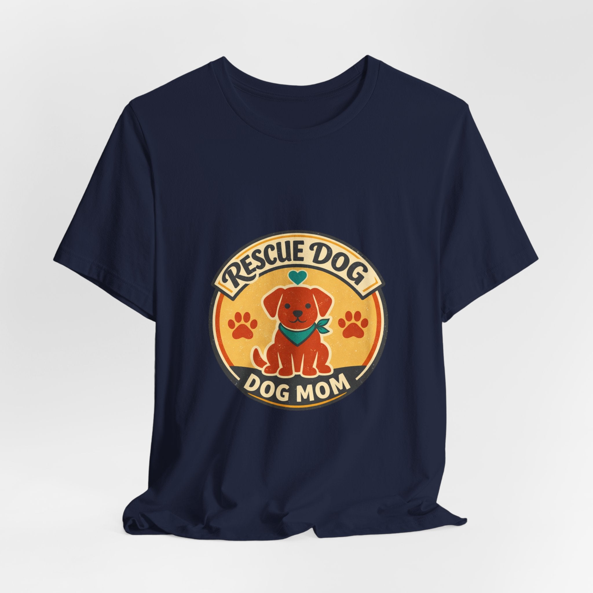 Rescue Dog Dog Mom Tee | rescue pride, fur baby