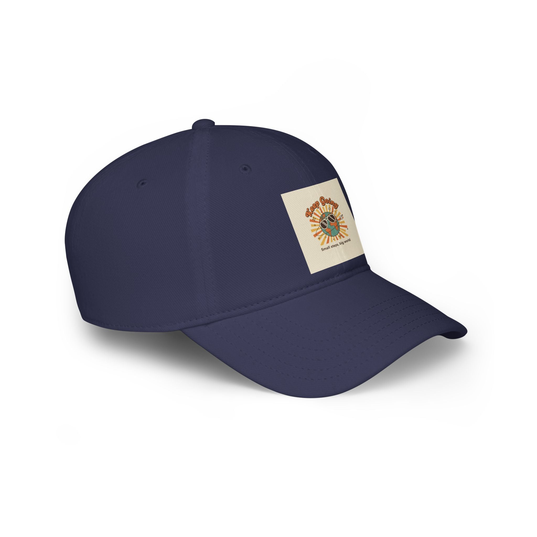 Keep Going: Small Steps, Big World Motivational Cap