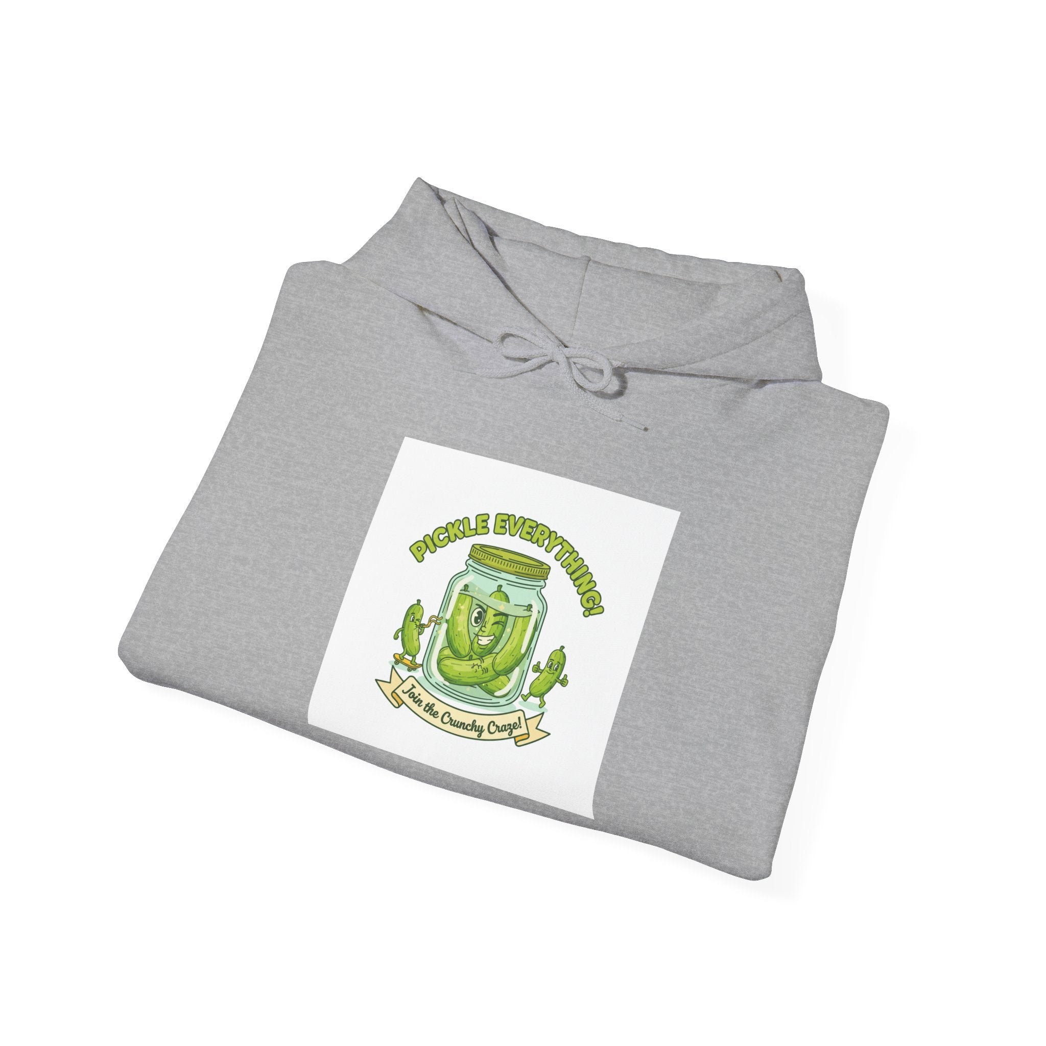 Pickle Enthusiast Crest Hoodie | brine design, pickle lover apparel