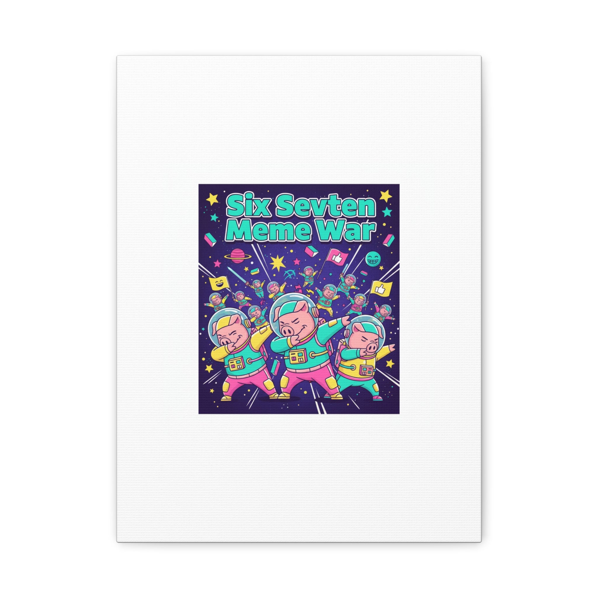 Six Sevven Meme War™ Canvas Tote | Nissspelled Edition