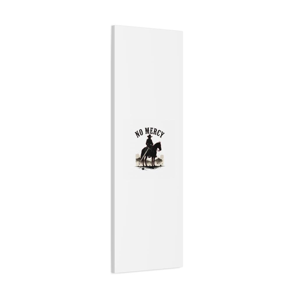 No Mercy Cowboy Skull Canvas | western skull art, gothic Americana
