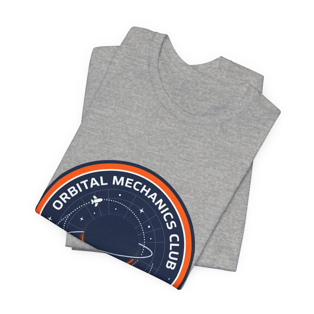 Orbital Mechanics Club Tee | mission patch, rocket science nerd