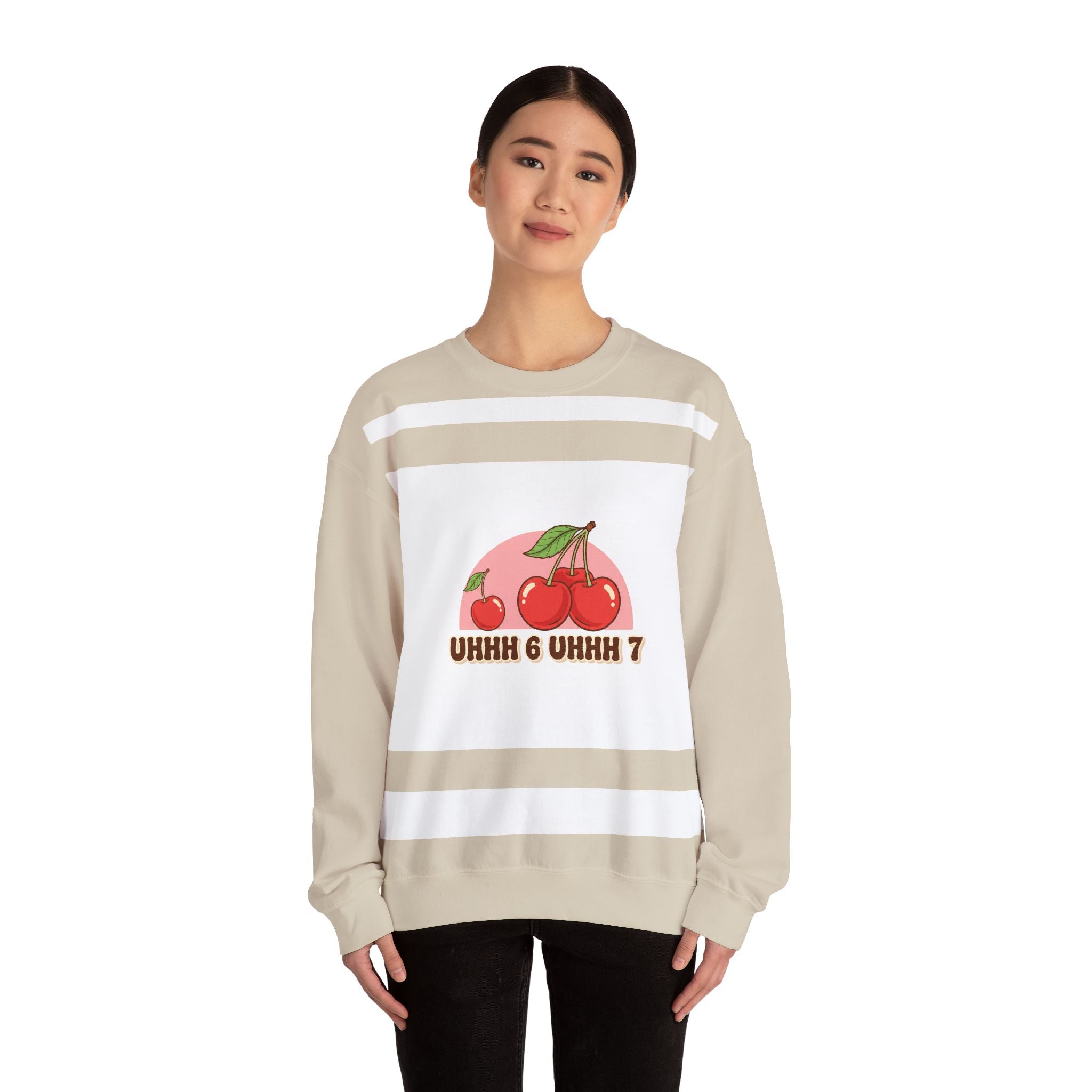 Retro Cherry Graphic Sweatshirt | kawaii fruit design
