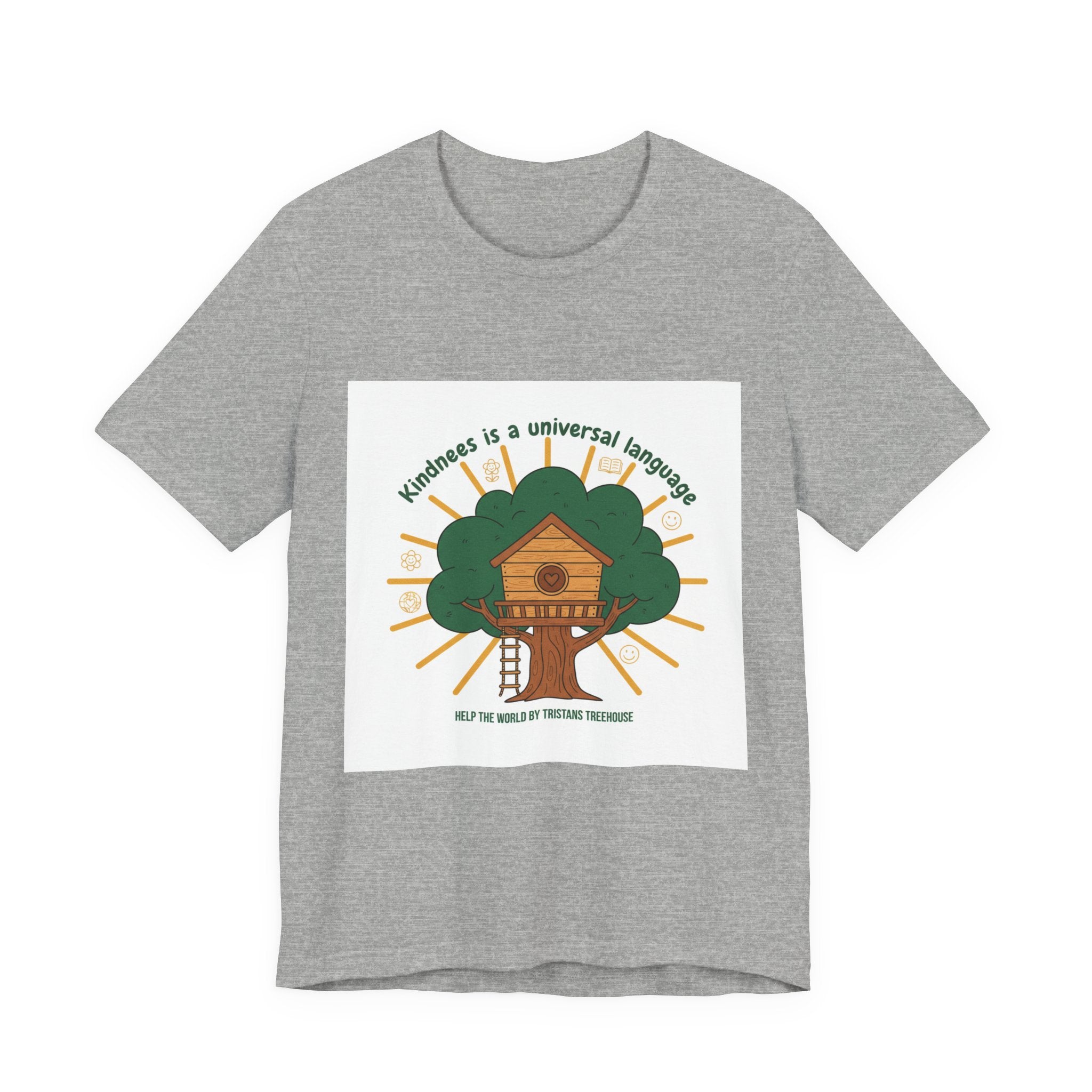 Kindness Is a Universal Language Tee | eco tee, climate humor