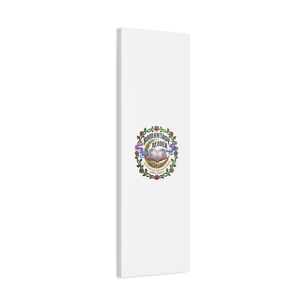 Romantasy Reader Canvas Print | enchanted bookish celestial gothic