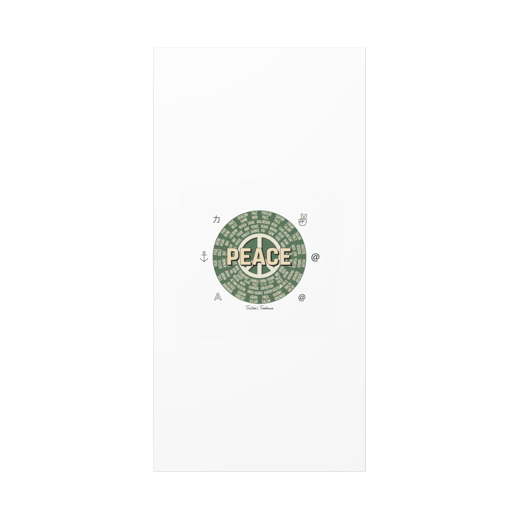 Peace doodle canvas | hand drawn sketch aesthetic, handwritten message