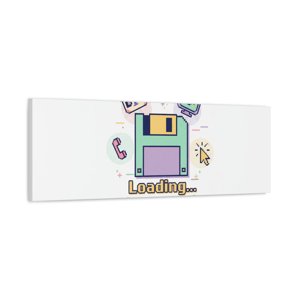 Loading Please Wait Canvas | Old Internet Aesthetic, 90s Web Nostalgia