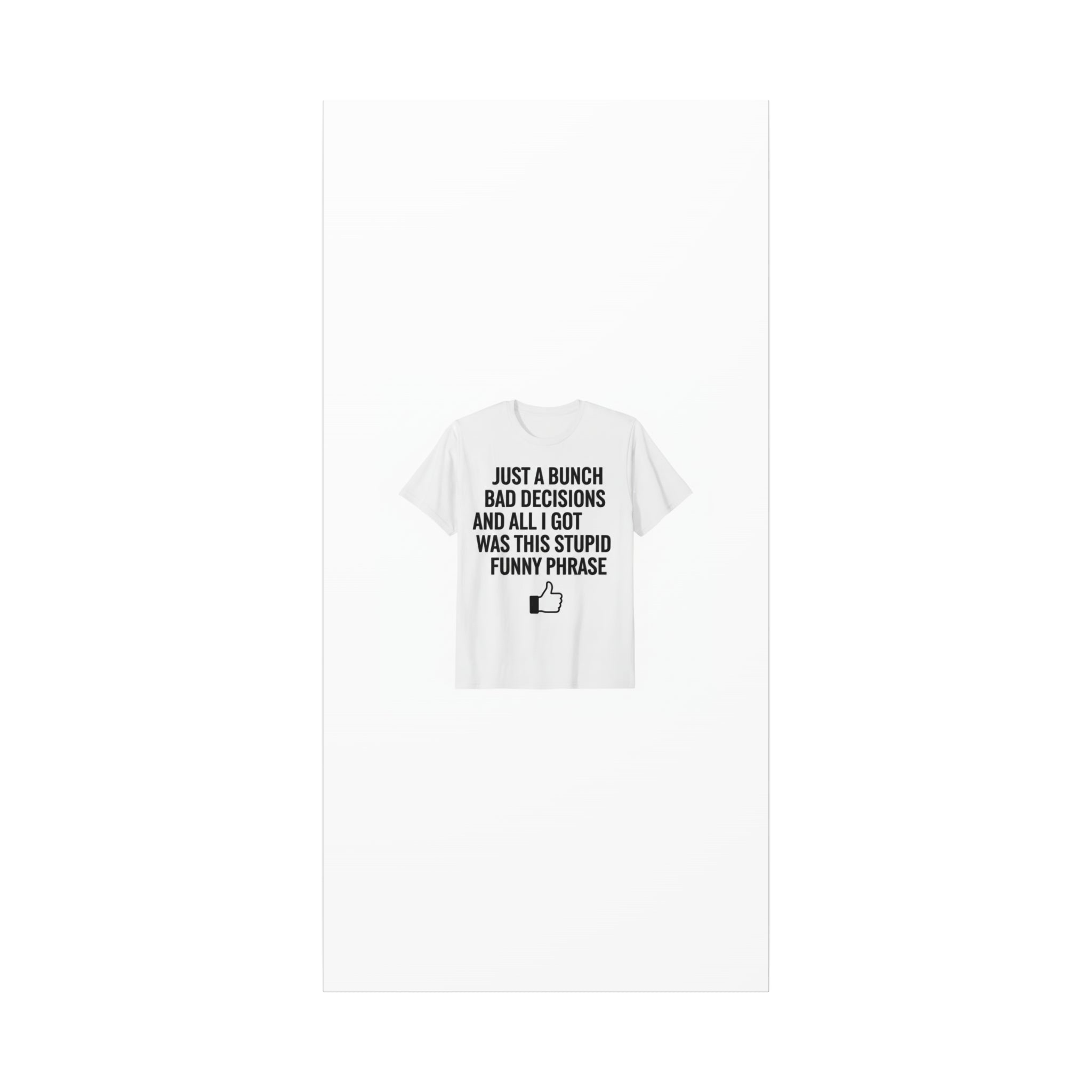 self-deprecating quote Canvas | sarcastic introvert wall art, anxiety humor