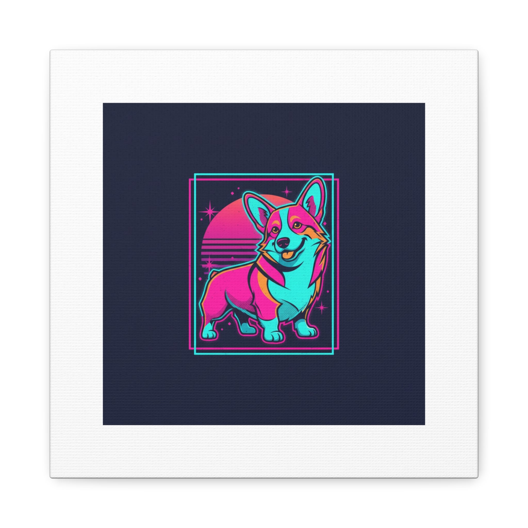 Platonic Love Corgi Canvas | Friendship Valentine, Galentine’s Wall Art