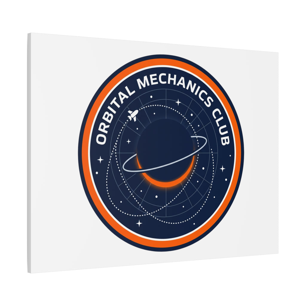 Orbital Mechanics Club Canvas | mission patch, space science