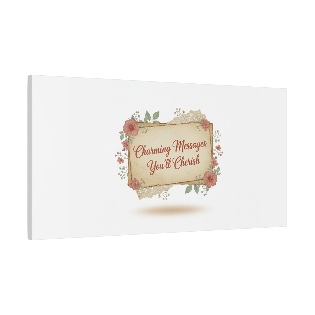 Love Letter Collage Canvas, Vintage Letter Art, Wax Seal Romance Print
