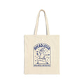 BREADLOSER doodle tote, Cotton Canvas Tote, burnout humor, all-caps meme style