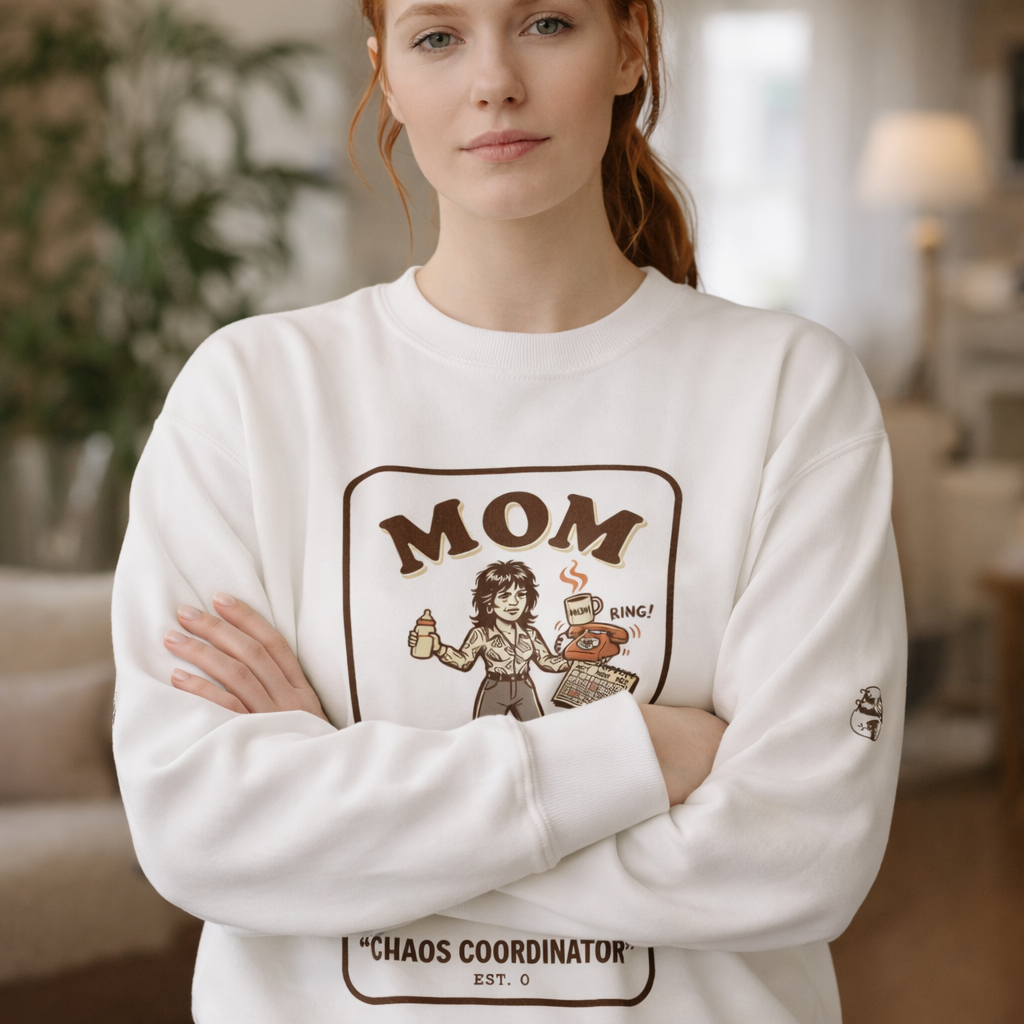 Mom 'Chaos Coordinator' Crewneck Sweatshirt