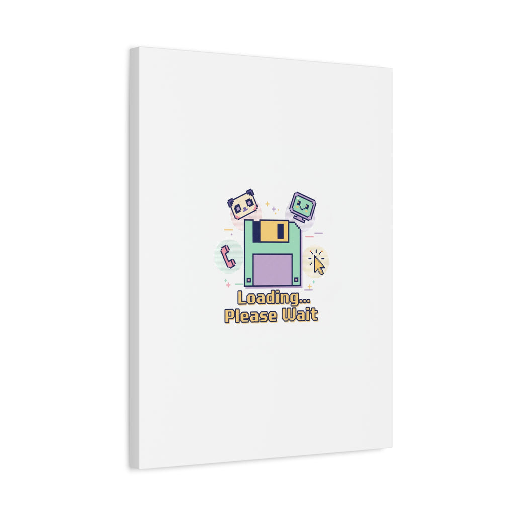 Loading Please Wait Canvas | Old Internet Aesthetic, 90s Web Nostalgia
