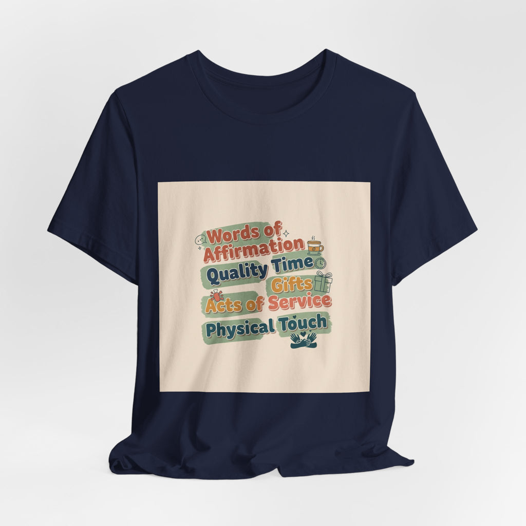 Love Languages Meme T-Shirt | acts of snacks, quiet love, relationship humor